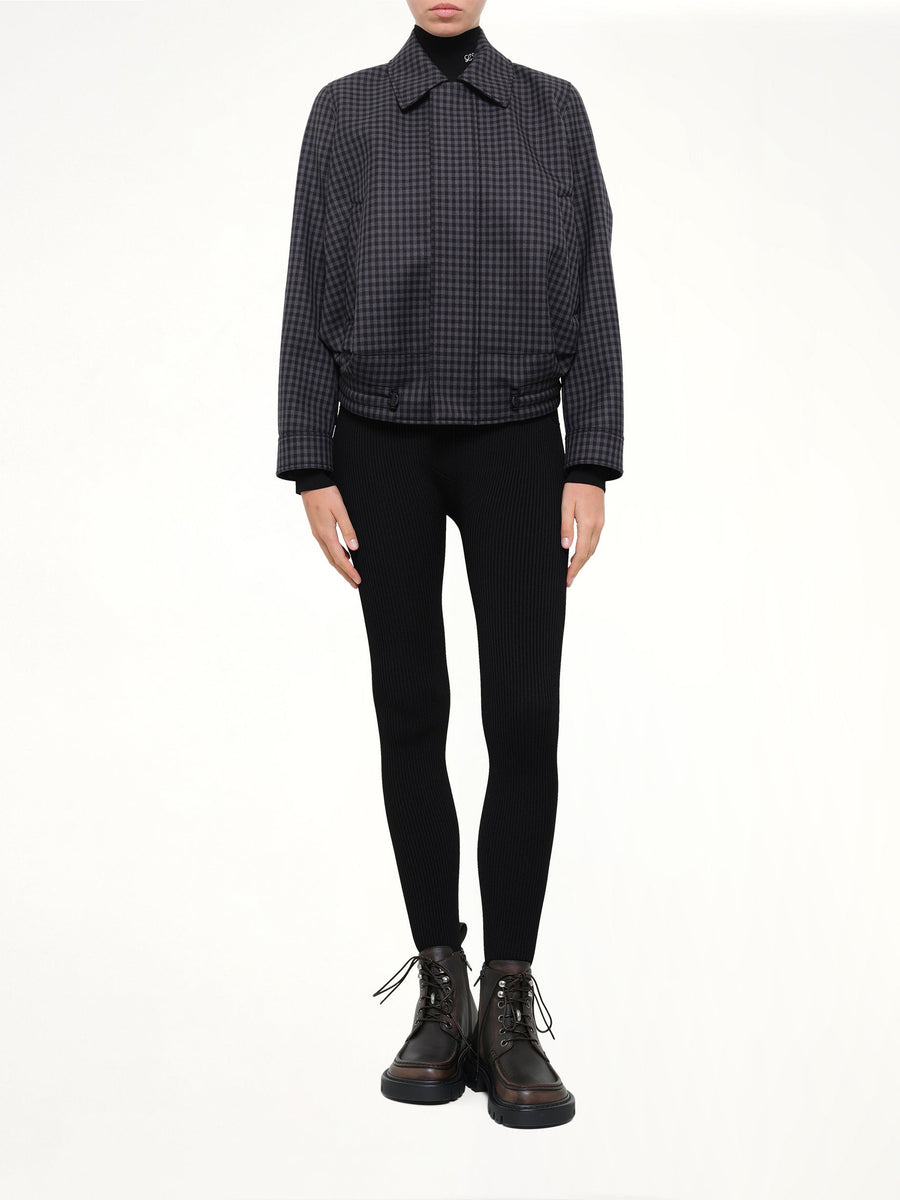 Viscose 2 Pocket Leggings in Black
