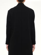 Wool Cashmere Coat in Black