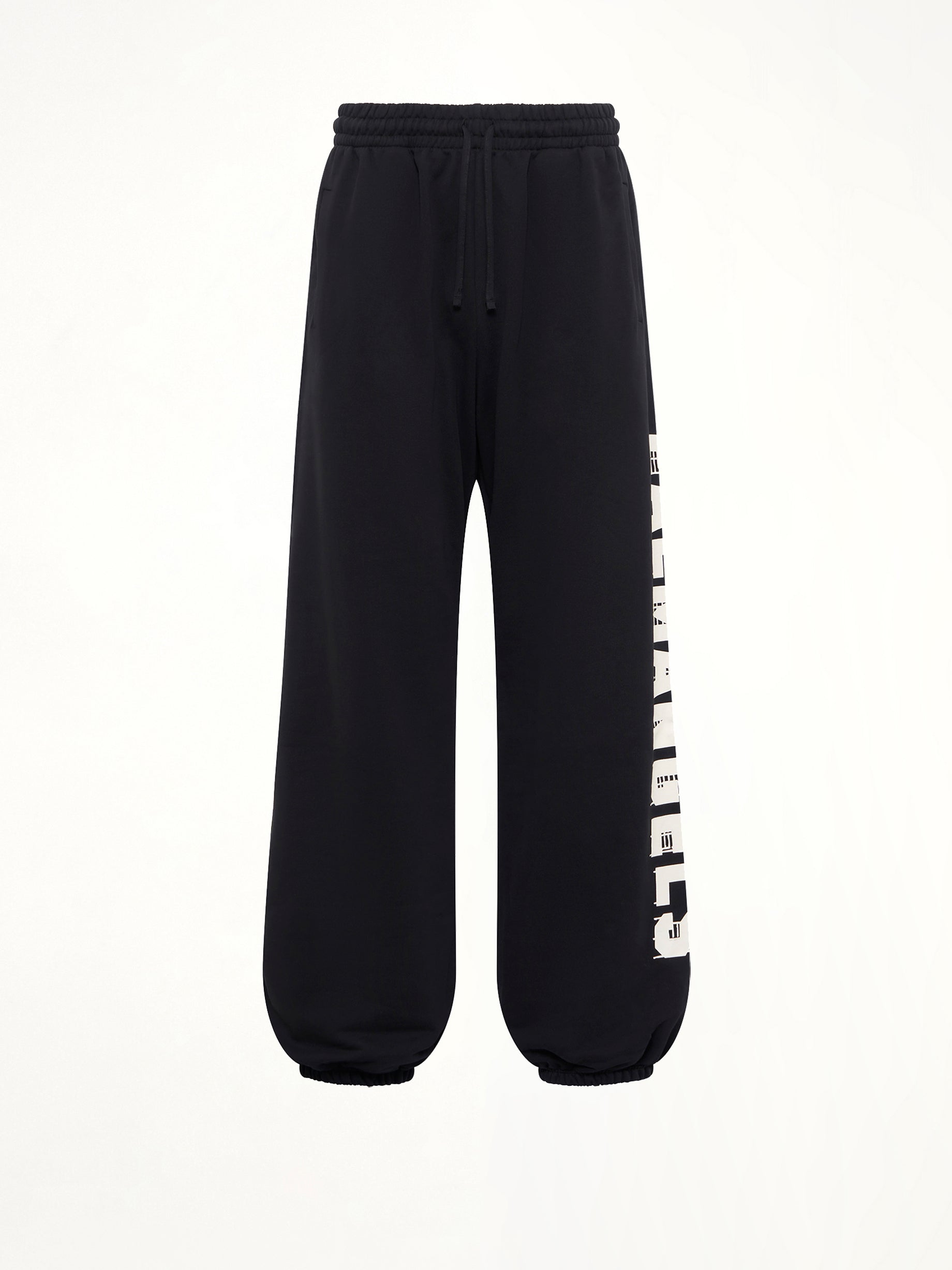 Palm Hills Sweatpants in Black/Off White