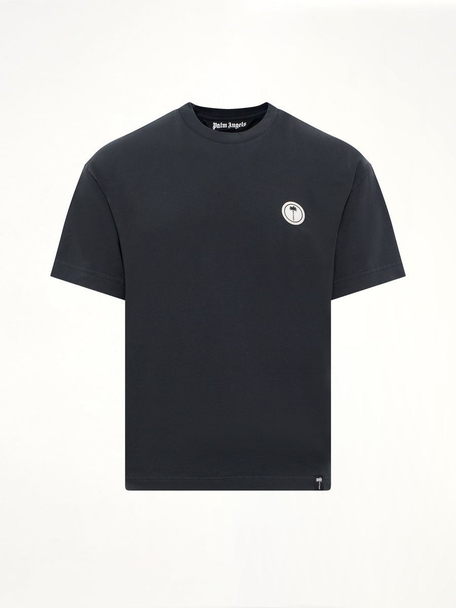 Palm Shadow Regular T-Shirt in Anthracite/Off White