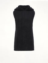 Tower Hooded Tank in Black