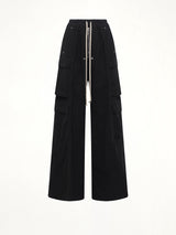 Flannel Double Cargo Jumbo Belas in Black