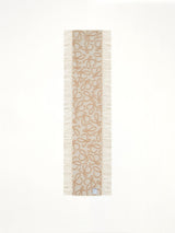 27X158 Anagram Alpaca Blend Scarf in Beige/White