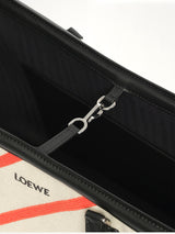 Verano Tote Embroidered Canvas M in Ecru/Multicolor