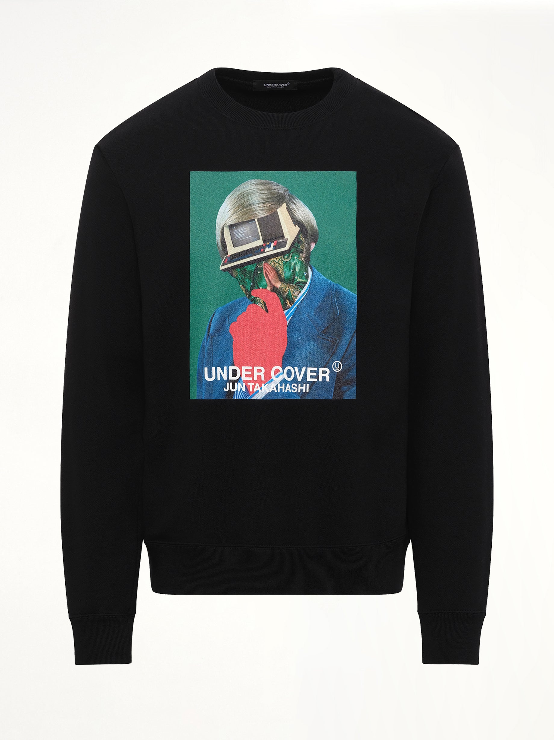 Abstract Sweatshirt in Black