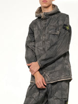 1200038 Tree Camo Hooded Jacket in Biscuit