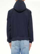 4100118 Soft Shell Short Parka in Navy Blue