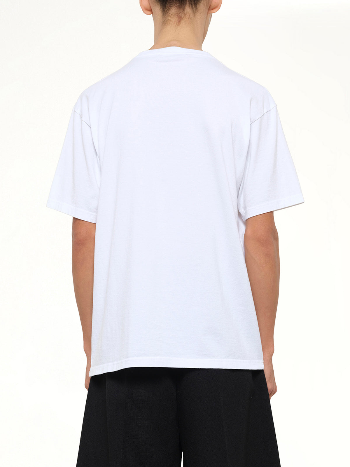 Abstract Bear T-Shirt in White
