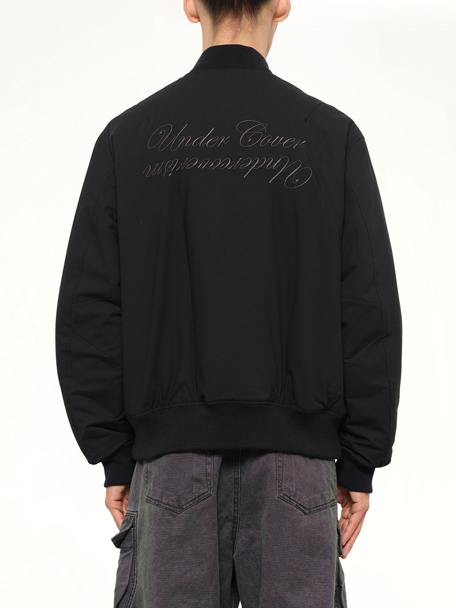 Double Zip Blouson in Black