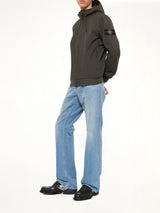 Q100004 Soft Shell Hooded Jacket in Coal Grey