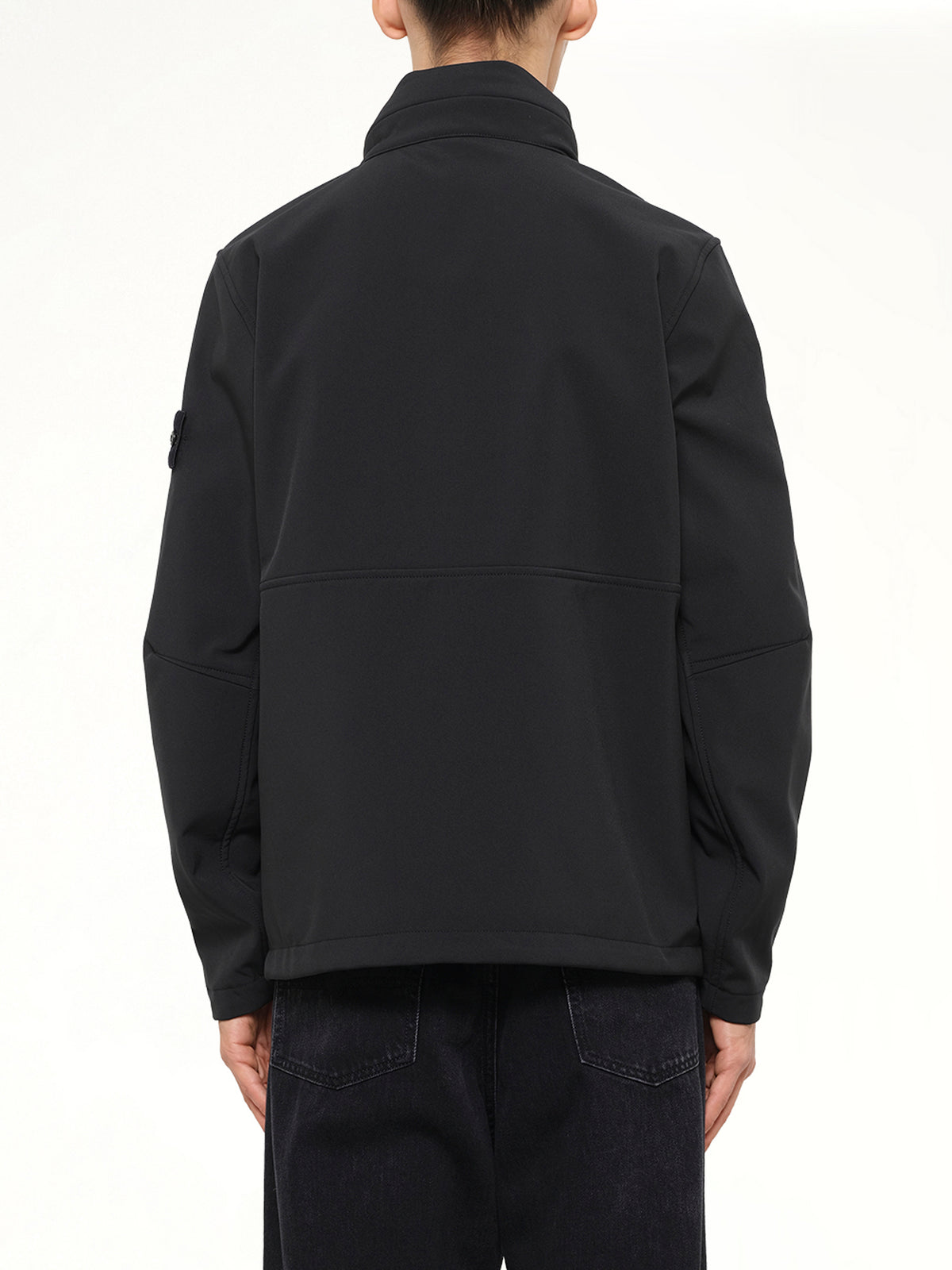 Q100005 Soft Shell Light Jacket in Black