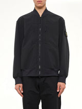 Q100006 Soft Shell Bomber Jacket in Black