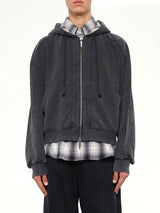 Two-in-One Hoodie in Black