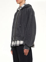 Two-in-One Hoodie in Black