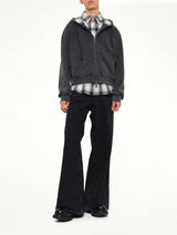 Two-in-One Hoodie in Black