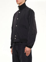 Zip Up Anorak in Black