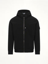 Q100004 Soft Shell Hooded Jacket in Black