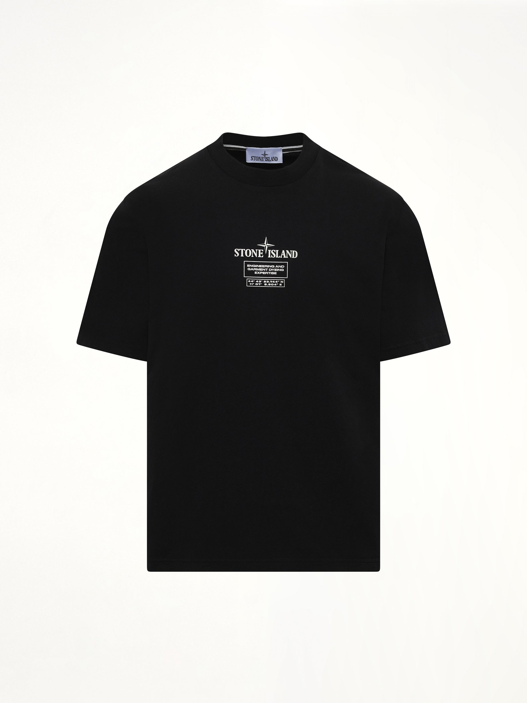210003 02 Industrial Logos S/S T-Shirt in Black