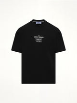 210003 02 Industrial Logos S/S T-Shirt in Black