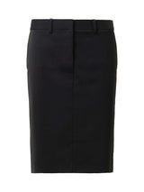 Car Zip Skirt in Black
