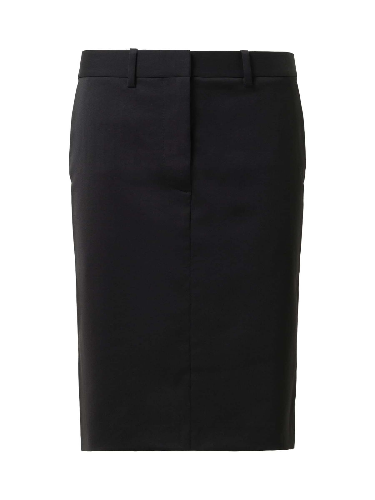 Car Zip Skirt in Black
