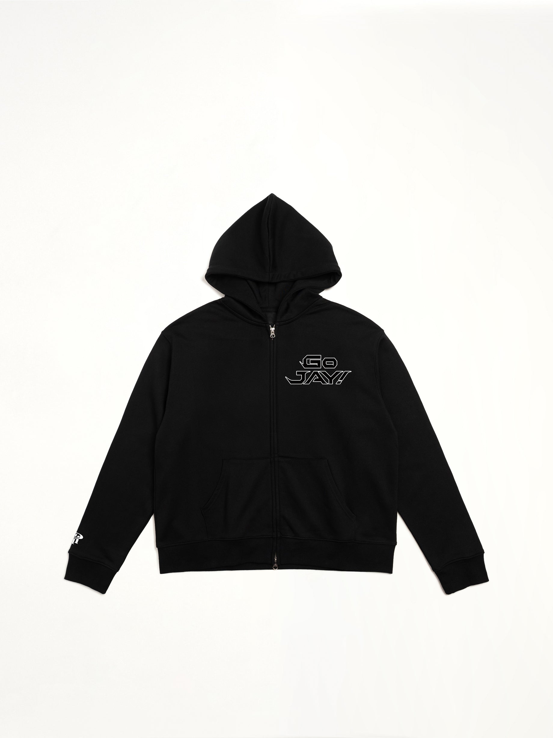 J Carnival II World Tour Washed Zip Hoodie in Black