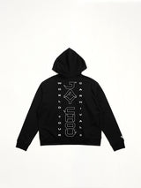 J Carnival II World Tour Washed Zip Hoodie in Black