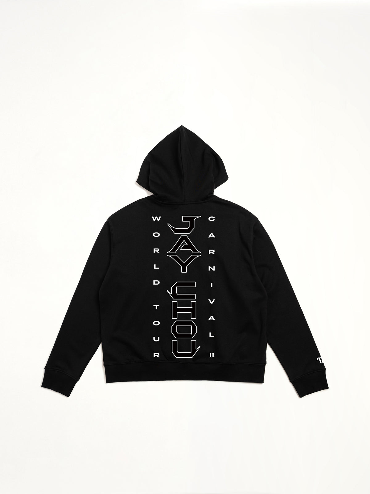 J Carnival II World Tour Washed Zip Hoodie in Black