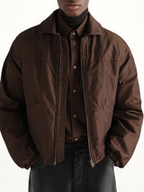 Puffer Blouson in Praline