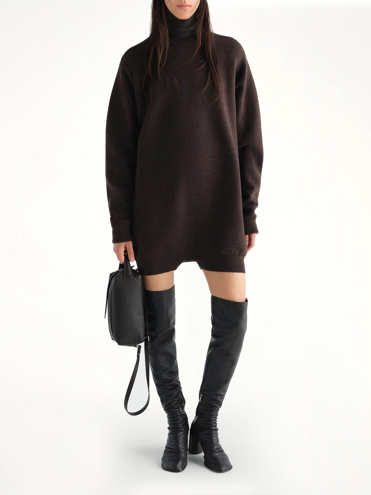 Relaxed Overall in Ganache