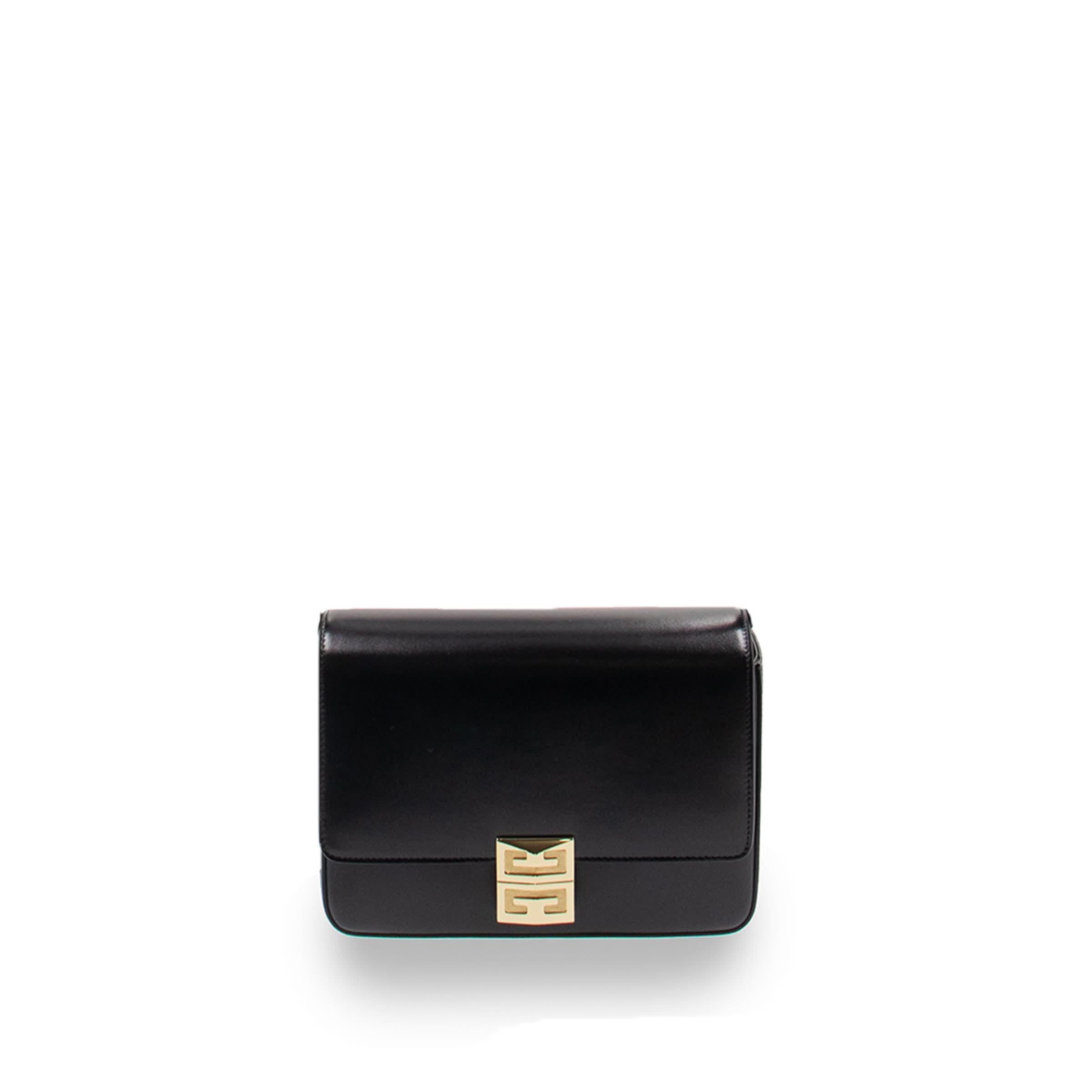 Medium 4G Xbody Bag in Box Leather Black