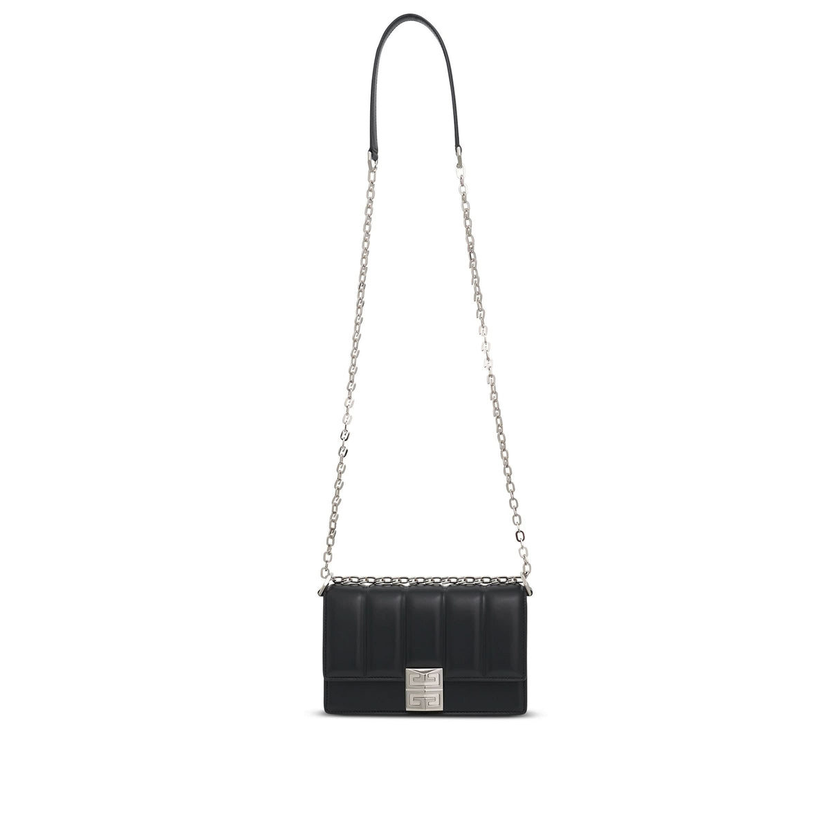 Small 4G Chain Bag in Padded Leather in Black