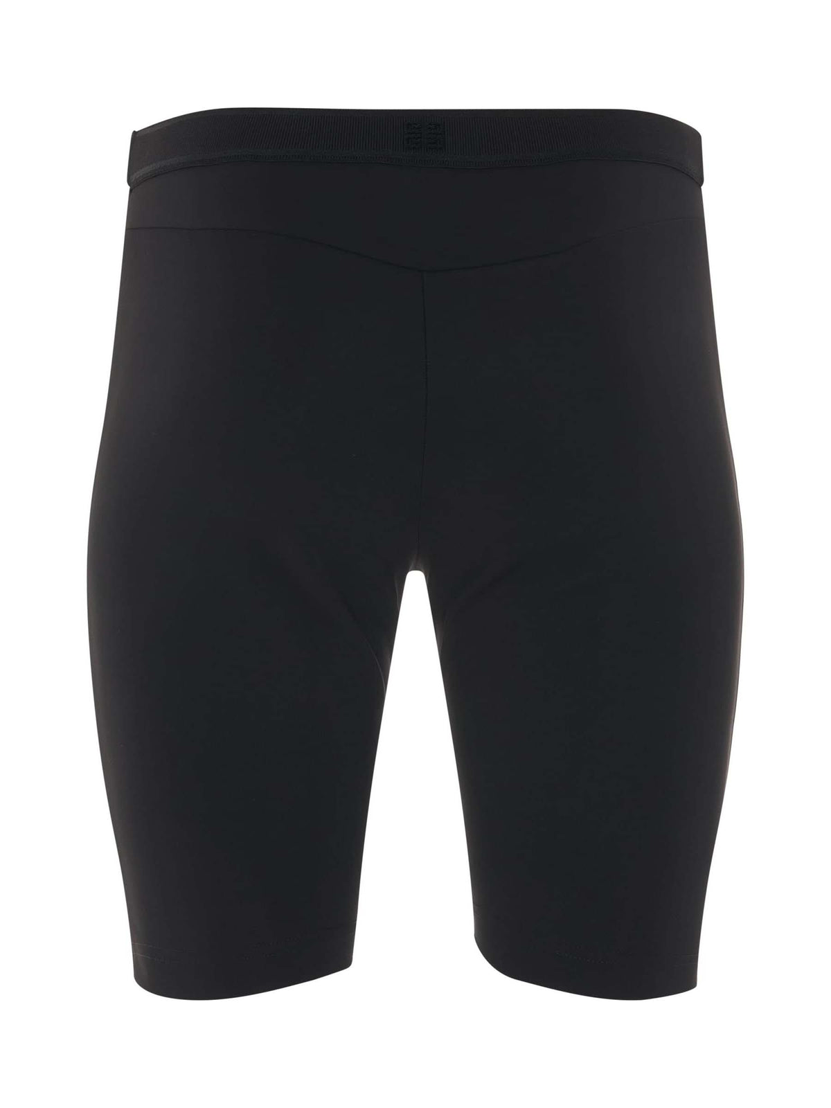 Cyclist Shorts with Elastic Jacquard in Black