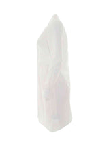 Popeline Draped Shirt Dress in White