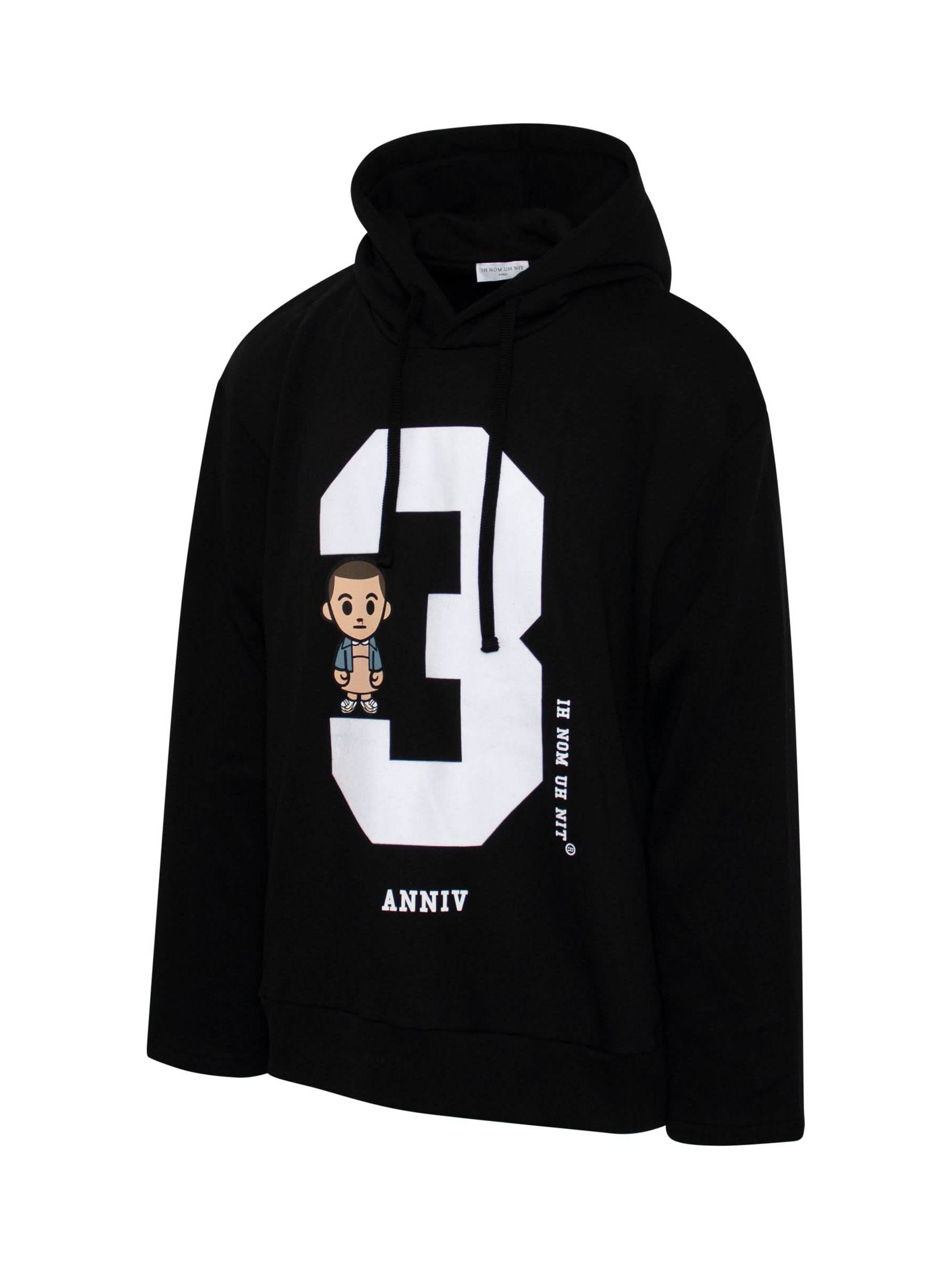 3 Eleven Hoodie in Black